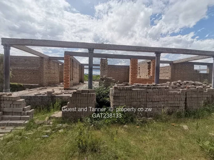 Incomplete 4-Bedroom House for Sale in Masvingo on 1230sqm Stand