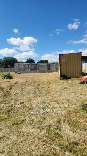 Walled Zimre Park Garage 2,300 m² with Borehole