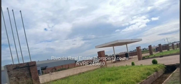 Service station with shops 