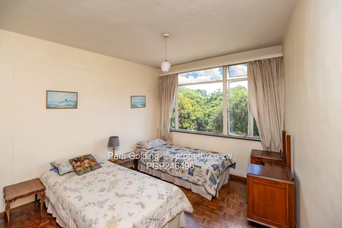 Flat overlooking golf course
