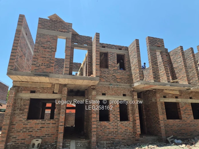 Shell-Stage Double-Storey 3-Bed Townhouses — Highlands, Harare North