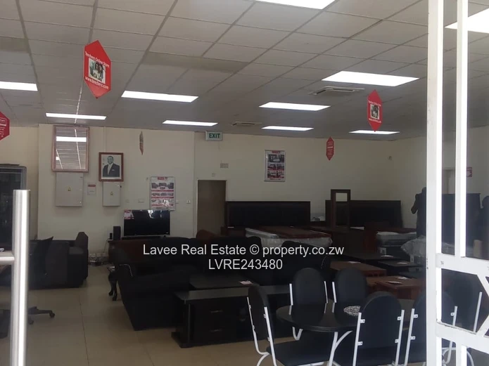 High Street Gweru CBD Retail - 500m², A/C, Carport, 24hr Security (Sole Mandate)