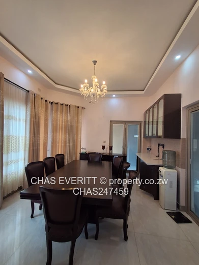 5 Bed Fully Furnished Double Storey House to Rent in Borrowdale Brooke