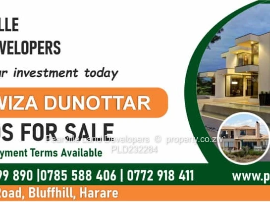 CHITUNGWIZA DUNOTAR STANDS 200-250sqm 